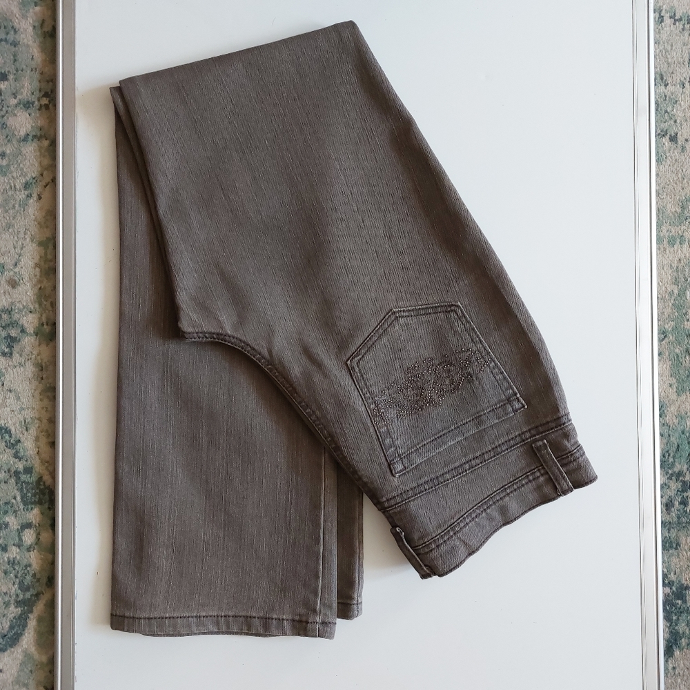 Women Jeans- Jones New York, Grey color, size 10
